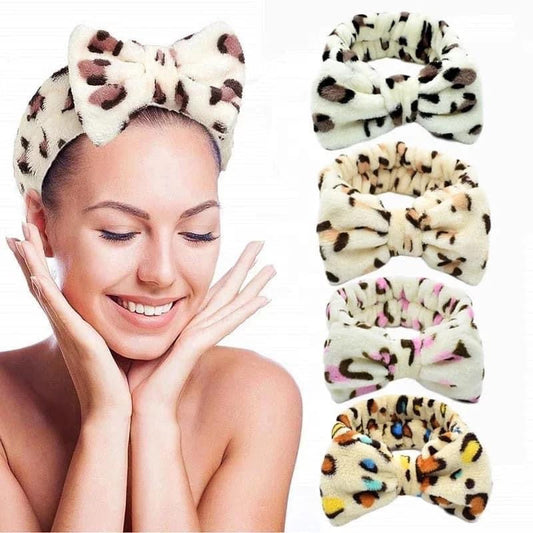 Spa Headband - Leopard Print
