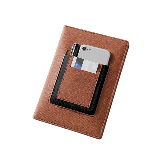 Leather Journal with Phone Pocket