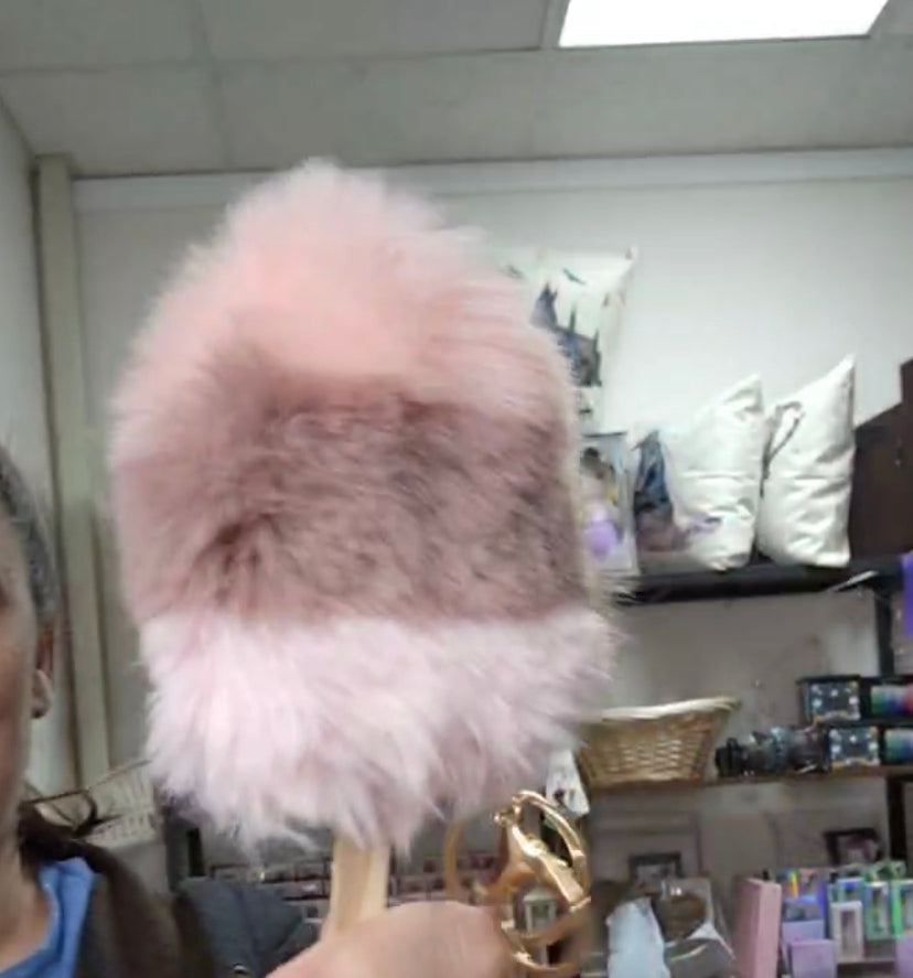 Ice Cream Popsicle Fluffy Keychain