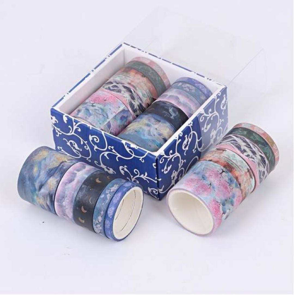 Watercolor & Sparkle Washi Tape 10 pack